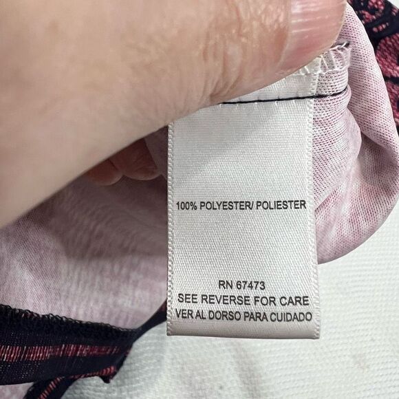 Gabby‎ Skye Pink Blue Print 3/4 Sleeve Dress Sz 20W - Picture 10 of 10